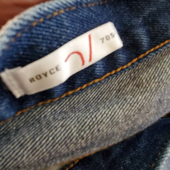 VIGOSS Royce 70's Stovepipe Crop Medium wash Denim Size 14 New with tags - Picture 5 of 14